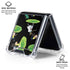 Adult Swim Rick and Morty Portal Pattern Galaxy Z Flip6 Clear Case